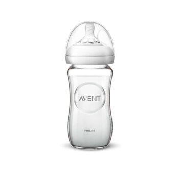 Avent - Biberon Naturel en verre cam +1m 240ml