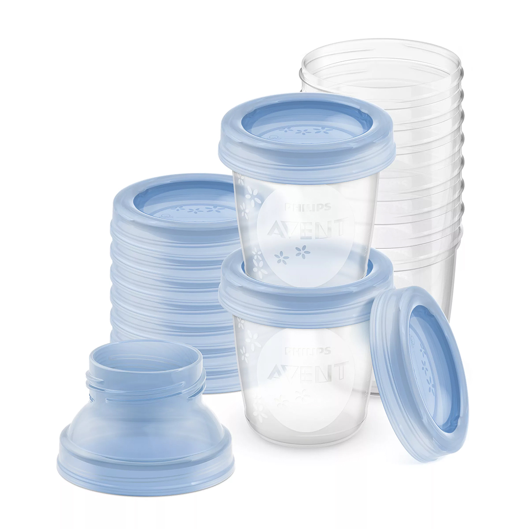Avent - Pots de conservation pour lait maternel x10 180ml