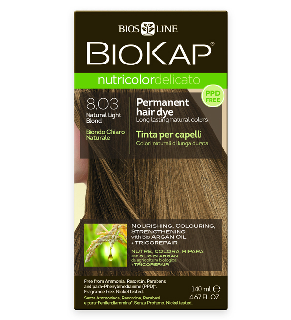 Biokap - Nutricolor Delicato 8.03 Blond clair naturel