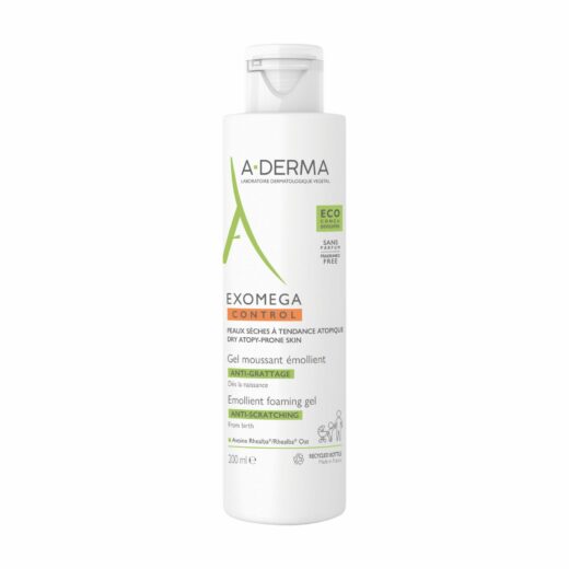 a derma exomega gel moussant emollient anti grattage 200 ml 1 | urban drug store