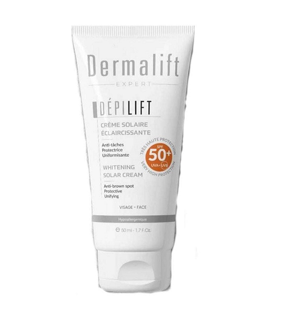 Dermalift Depilift Ecran Eclaircissante spf50+ 50ml 1 Dermalift Depilift Ecran Eclaircissante spf50+ 50ml
