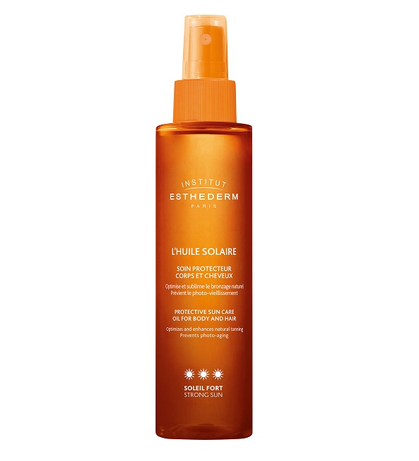 Institut Esthederm Bronz L'Huile Solaire Soin Protecteur Corps et Cheveux Soleil Fort 150 ml 1 Institut Esthederm Bronz L'Huile Solaire Soin Protecteur Corps et Cheveux Soleil Fort 150 ml