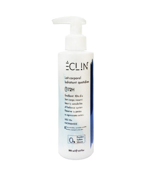 eclin lait corporel hydratant quotidien 72h 200ml 1 | urban drug store