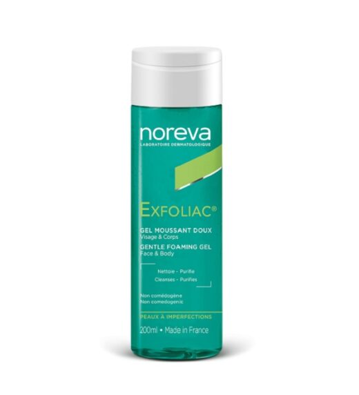 exfoliac gel moussant doux 200 ml v1 | urban drug store