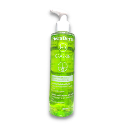 heraderm graskin gel nettoyant apaisant 200ml 1 | urban drug store