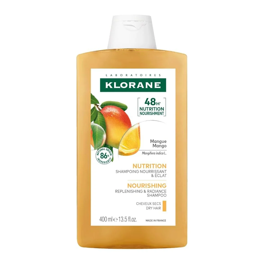 Klorane Shampoing Traitant Nutritif au Beurre de Mangue - 400 ml