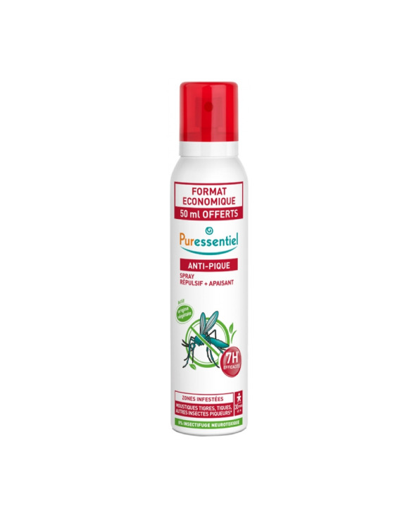 Puressentiel Zoom Anti-pique spray repulsif et apisant anti-moustiques - spray de 200ml 1 Puressentiel Zoom Anti-pique spray repulsif et apisant anti-moustiques - spray de 200ml