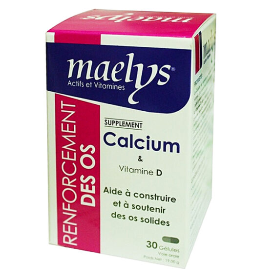 maelys calcium vitamine d 30geluls | urban drug store