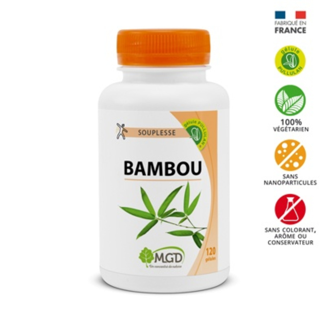 Mgd Nature Bambou 120 gelules 1 Mgd Nature Bambou 120 gelules