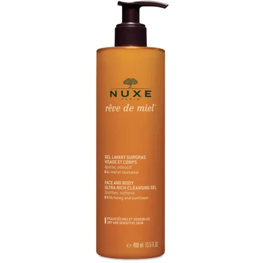 nuxe reve de miel cleansing gel 400ml | urban drug store