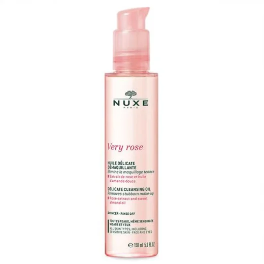 nuxe very rose delicate cleansing oil 150ml | urban drug store