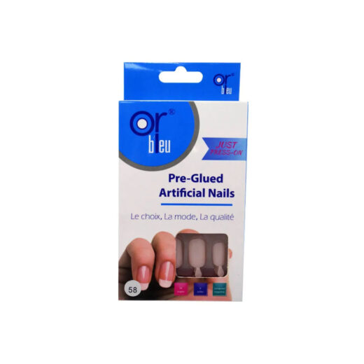 or bleu pre glued artificial nails n° 58 ref ct 988 1 | urban drug store