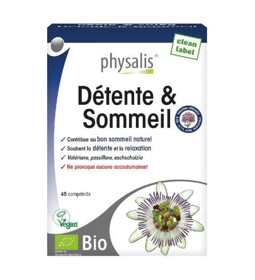 physalis detente et sommeil 45 comprimes | urban drug store