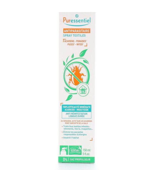 puress assanissant spray textiles antiparasitaire 150ml 1 | urban drug store