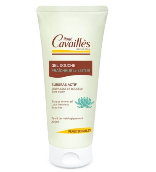 roge cavailles gel douche surgras extra doux fleur de lotus 200 ml | urban drug store