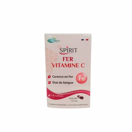 spirit fer vitamine c 30 gelules 1 | urban drug store