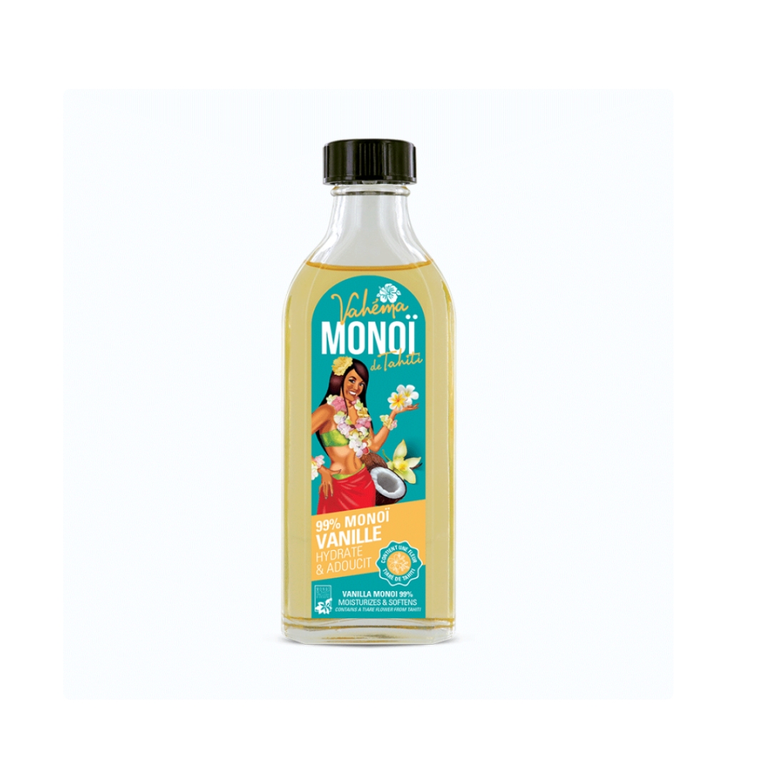 Vahéma Monoi Monoï de Tahiti Vanille - 99% Monoï - 100ml 1 Vahéma Monoi Monoï de Tahiti Vanille - 99% Monoï - 100ml