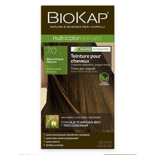 biokap nutricolor delicato rapid 7 0 blond moyen naturel 140ml atelierpara ma 1 | urban drug store