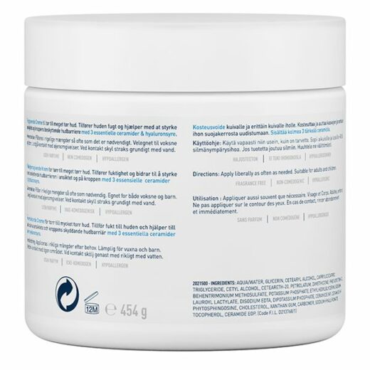 cerave baume hydratant nourrissant peau seche a tres seche 454g 9