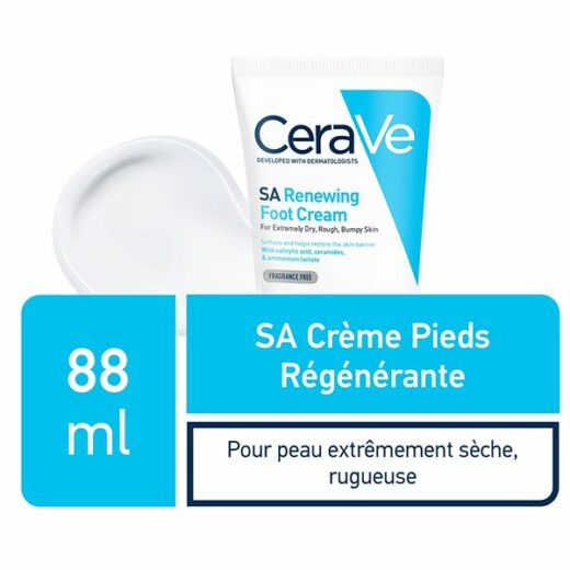 cerave sa creme regenerante pieds tres secs et abimes 88ml 1