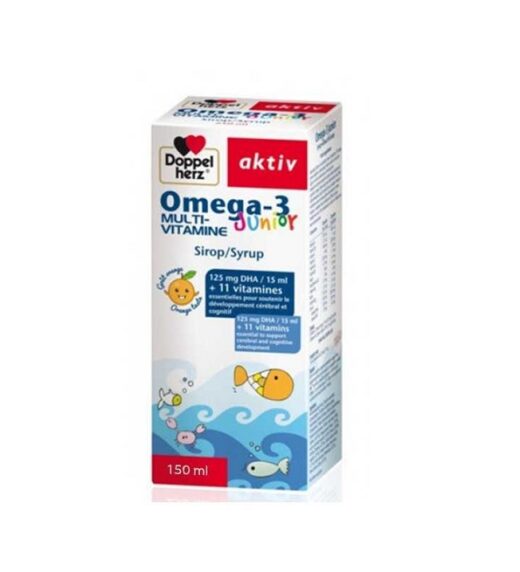 complement alimentaire sirop junior omega 3 doppel herz activ 150ml 1 | urban drug store