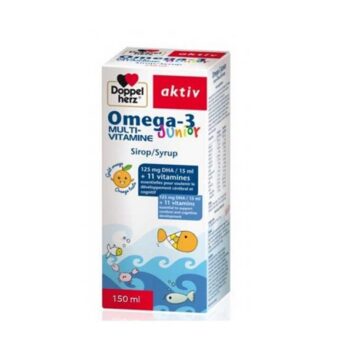 Doppel Herz Aktiv Omega-3 Junior Multivitamine Sirop 250ml
