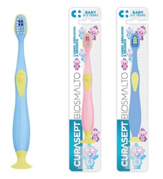 curasept brosse a dents biosmalto baby 0 3 ans | urban drug store