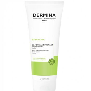DERMINA NORMALINA GEL MOUSSANT PURIFIANT PEAUX MIXTES A GRASSES 200ML