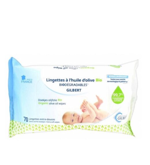 gilbert lingettes a l huile d olive bio 70 lingettes 2 | urban drug store