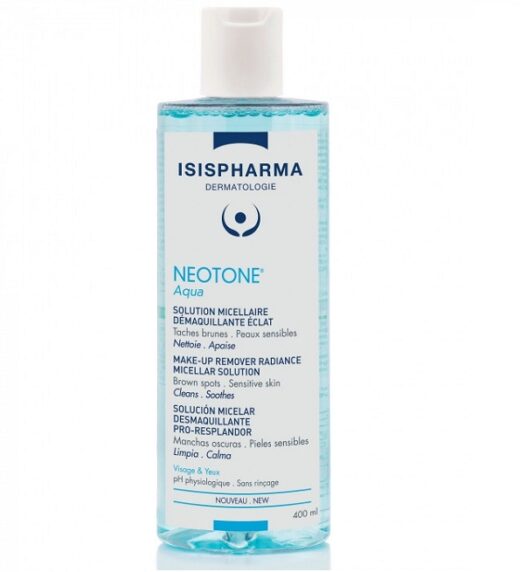 isis neotone aqua solution micellaire demaquillante eclat 400 ml | urban drug store