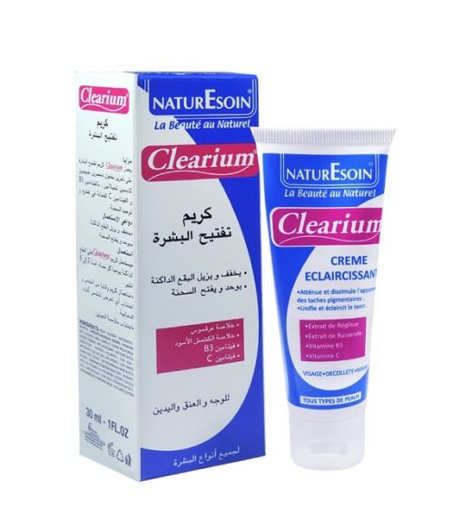 naturesoin clearium creme eclaircissante 30ml | urban drug store