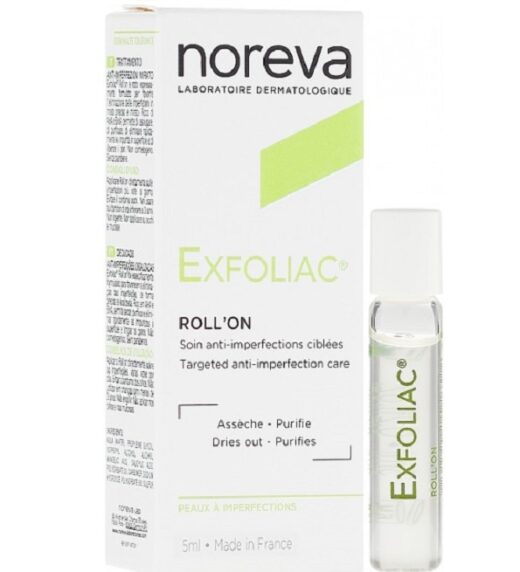 noreva exfoliac roll on anti imperfections action ciblees 5ml | urban drug store