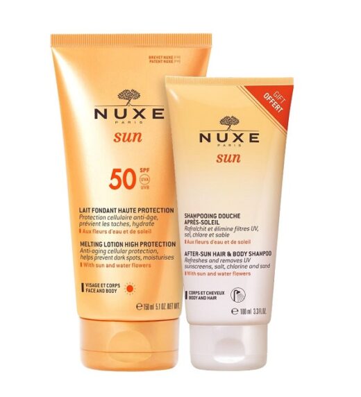 nuxe lait solaire fondant visage et corps spf50 shampooing do | urban drug store