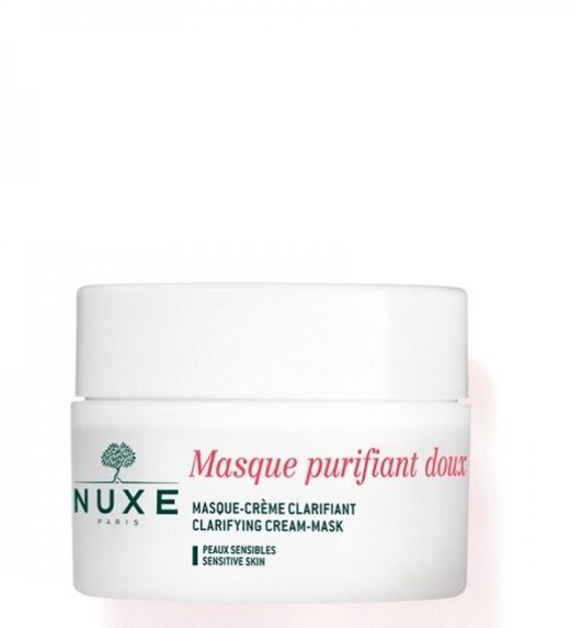 nuxe masque purifiant doux aux petales de rose 50ml visage et cou peaux sensibles tous types de | urban drug store