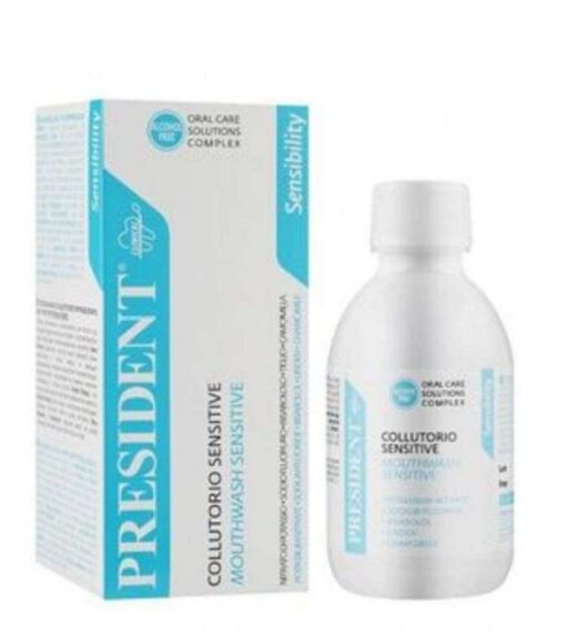 president president bain de bouche sensitive 200 ml dentaire | urban drug store