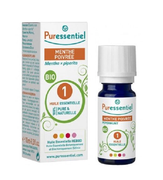 puressentiel huile essentielle menthe poivree bio 10 ml | urban drug store