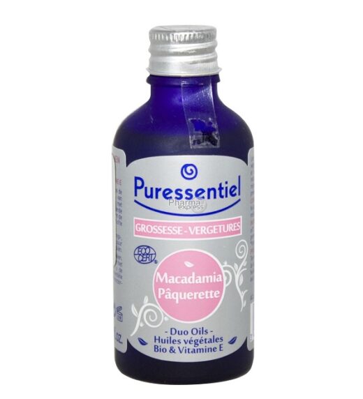 puressentiel macadamia paquerette bio huile vegetale 50 ml | urban drug store