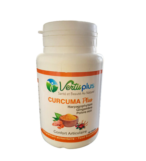 VERTU PLUS CURCUMA PLUS 60Gelules 1 VERTU PLUS CURCUMA PLUS 60Gelules