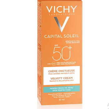 Vichy Capital Soleil Crème Onctueuse SPF50+ Peau Sensible Normale à Sèche 50ml