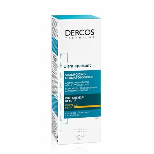 vichy dercos shampoing ultra apaisant cheveux secs 200ml 3 | urban drug store