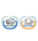 AVENT Sucette bébé Ultra Air Design 0-6 mois Scf080/05 Elep/peng