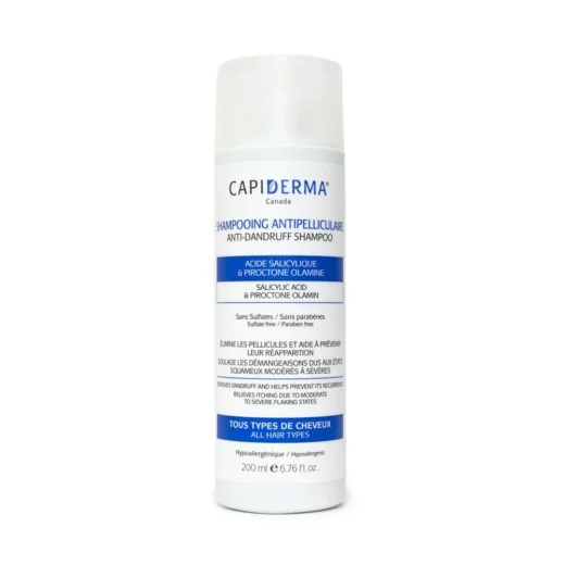 capiderma shampoing anti pelliculaire 200ml nova prapharmacie maroc | urban drug store