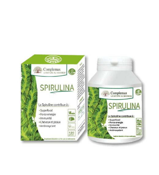 complemax spiruline vitamine c 400mg 120 gelules 2 | urban drug store