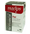 Maelys Fer Acide Folique et Vitamine C - 30 Gélules