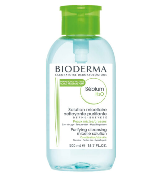 sebium h2o pompe inverse 500ml 3401396991830 bioderma | urban drug store