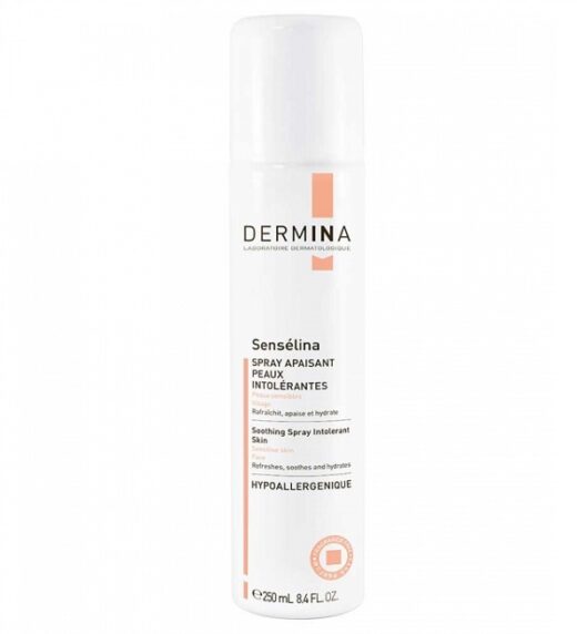 dermina senselina spray apaisant peaux intolerantes et sensibles 250ml | urban drug store