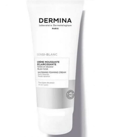 dermina sensi blanc creme moussante eclaircissante 100 ml parapharmacie maroc | urban drug store