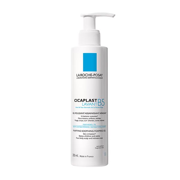 la roche posay cicaplast b5 gel lavant peau irritee et fragilisee 200ml 1