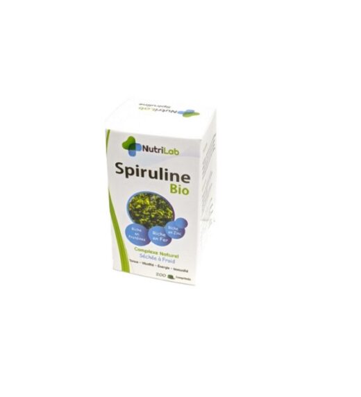 nutrilab spiruline bio 120 comprimes | urban drug store