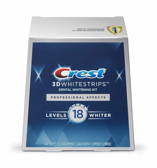 crest 3d whitestrips professional white teeth whitening kit traitement de 20 jours | urban drug store